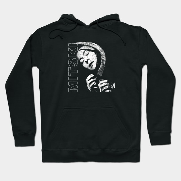 Mitski Time Textured Hoodie by Roy Pogung